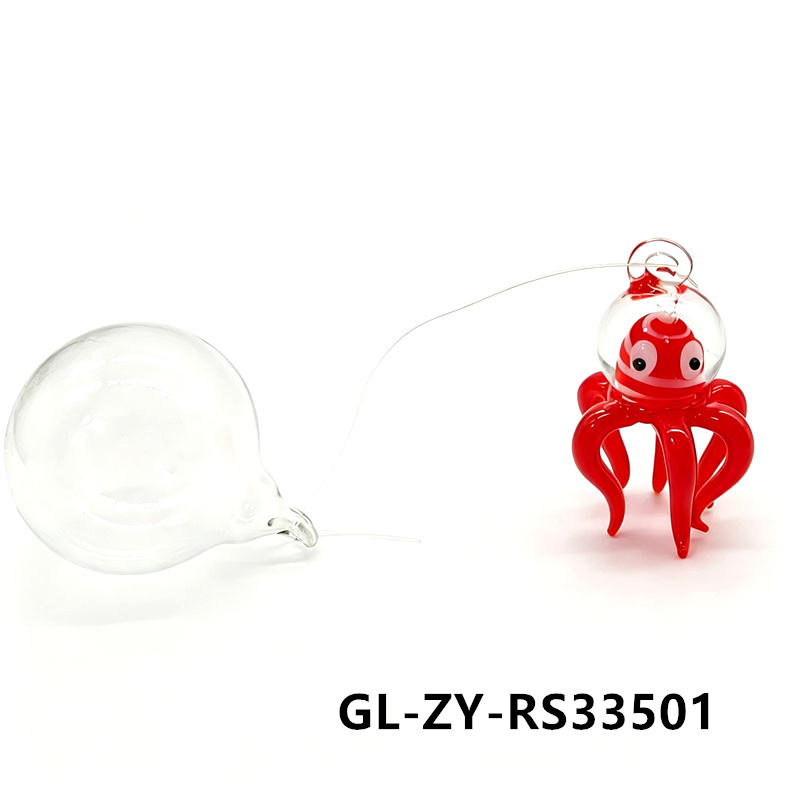 Floating Glass Octopus Figurin - Aquarium Marine World 评论和价格