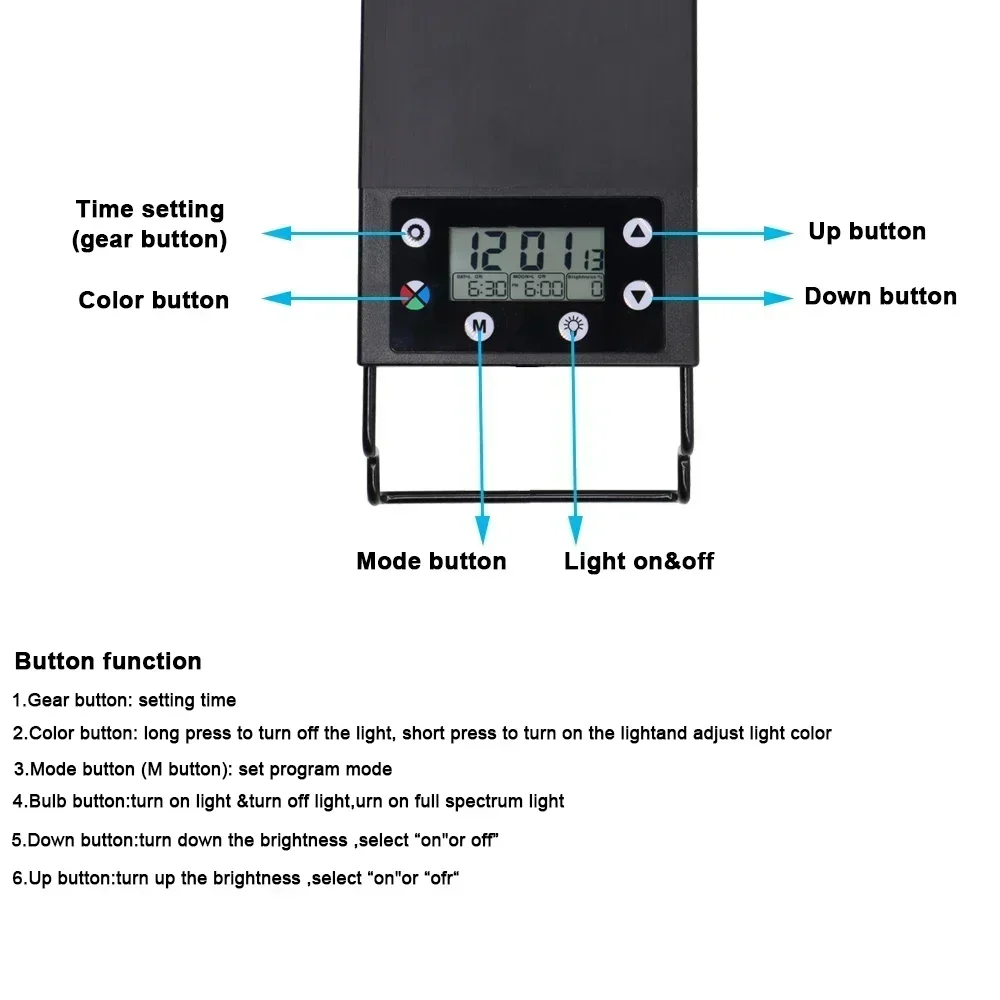 IP68 Waterproof Aquarium LED L - Reef Lighting 评论和价格