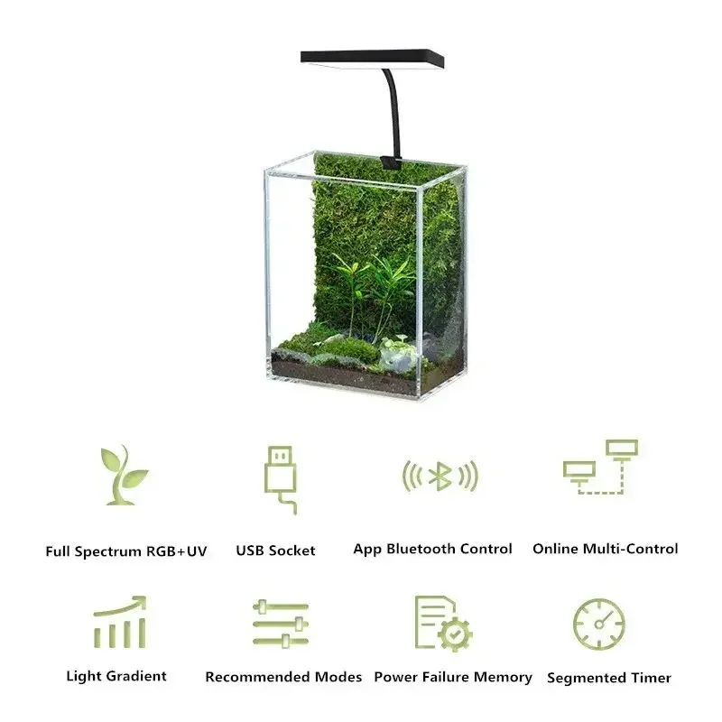 WEEK AQUA Mag Pro USB Nano Aqu - Aquarium Marine Lights 评论和价格
